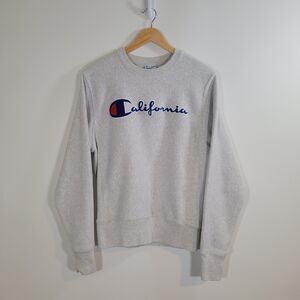 CHAMPION x ComplexCon Mens Sz S California Exclusive Heather Grey Crewneck